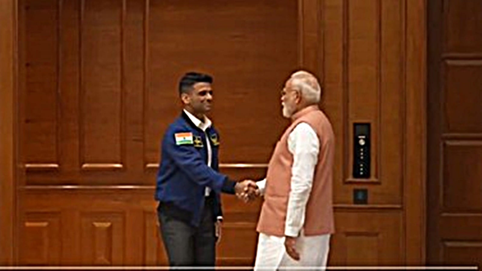 Astronaut Shubhanshu Shukla meets PM Modi in Delhi