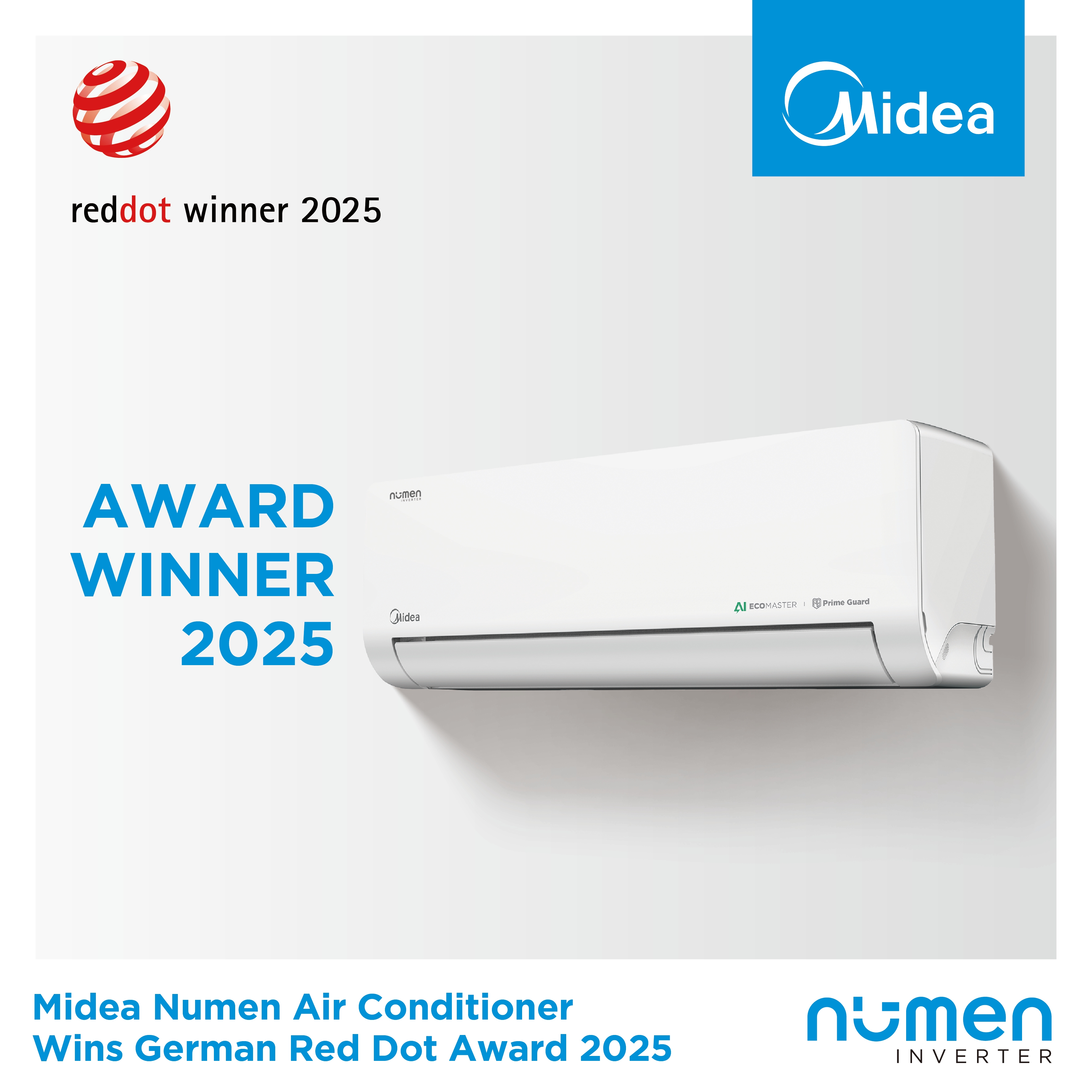 Tailored for Southeast Asia, Honored with German Red Dot Award, Midea Numen AC Brings Innovative Designs