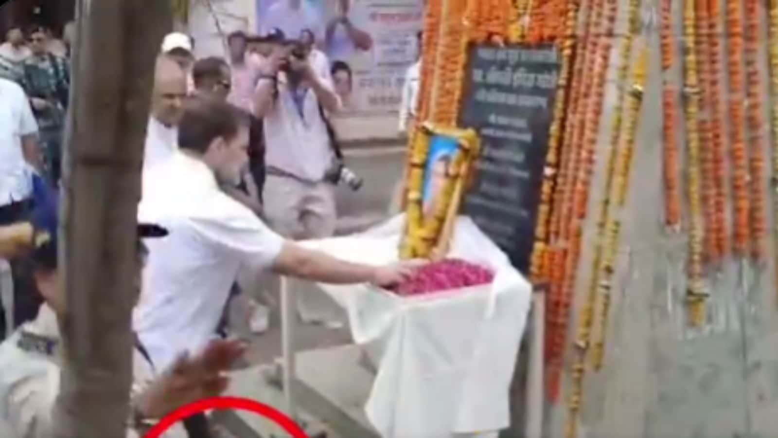'Unaware Of...': Row Erupts After Rahul Gandhi Pays Tributes To Indira With Shoes On