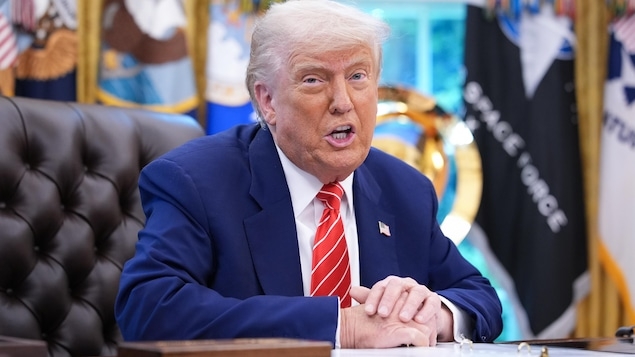 Trump signs order to ban visitors from 12 countries starting Monday