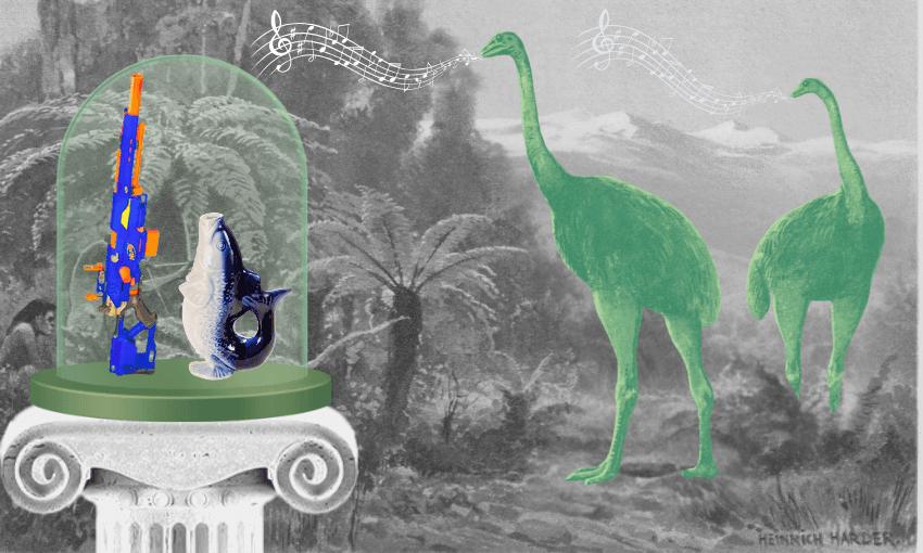 How a Nerf gun and a ceramic fish helped bring to life the lost call of the moa