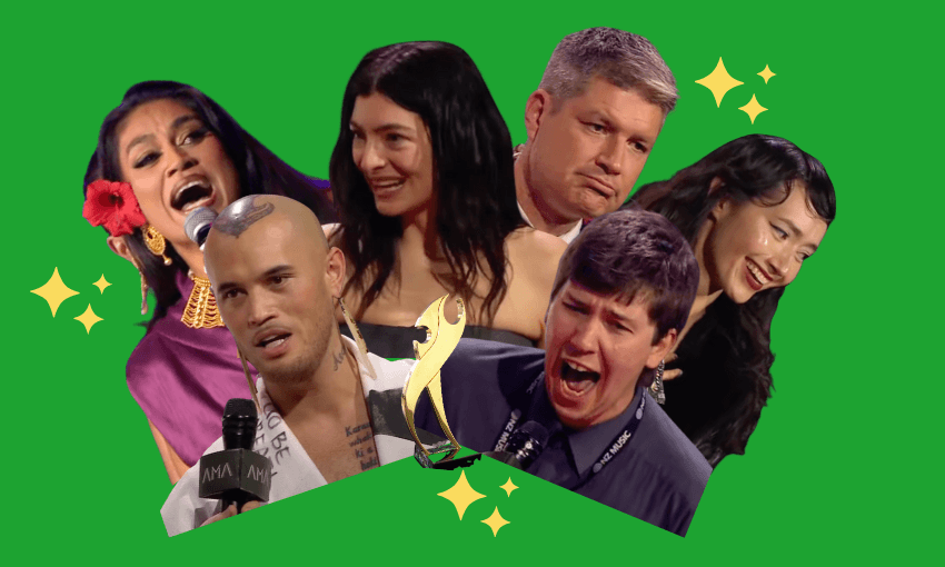 Bloody crocs, vomit socks: The best moments from the 2025 Aotearoa Music Awards