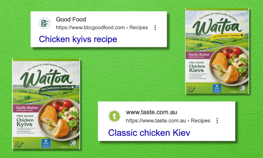 What's in a name: Does it matter whether it's chicken kyiv or kiev?