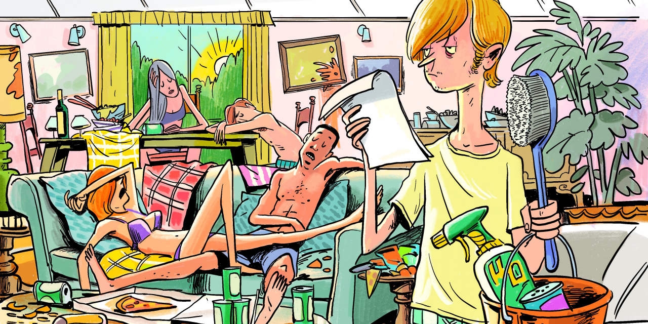 Dealing with Lots of Messy Young Houseguests? Consider a Chore Doc.