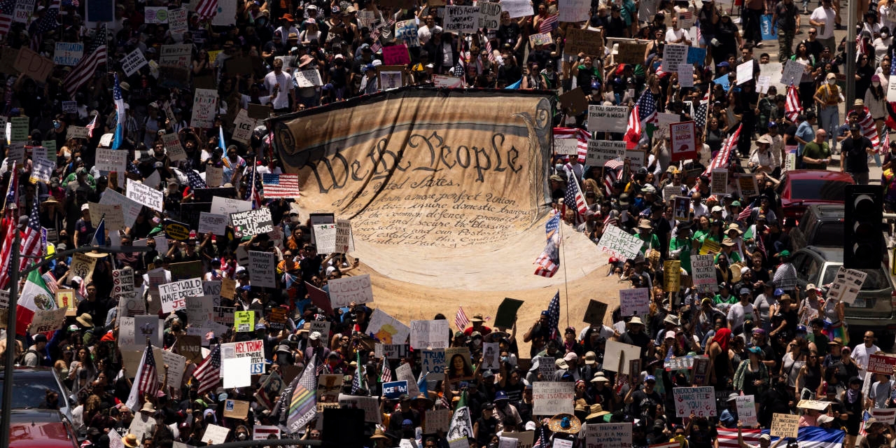 ‘No Kings' Protests: Scenes From Across the Nation