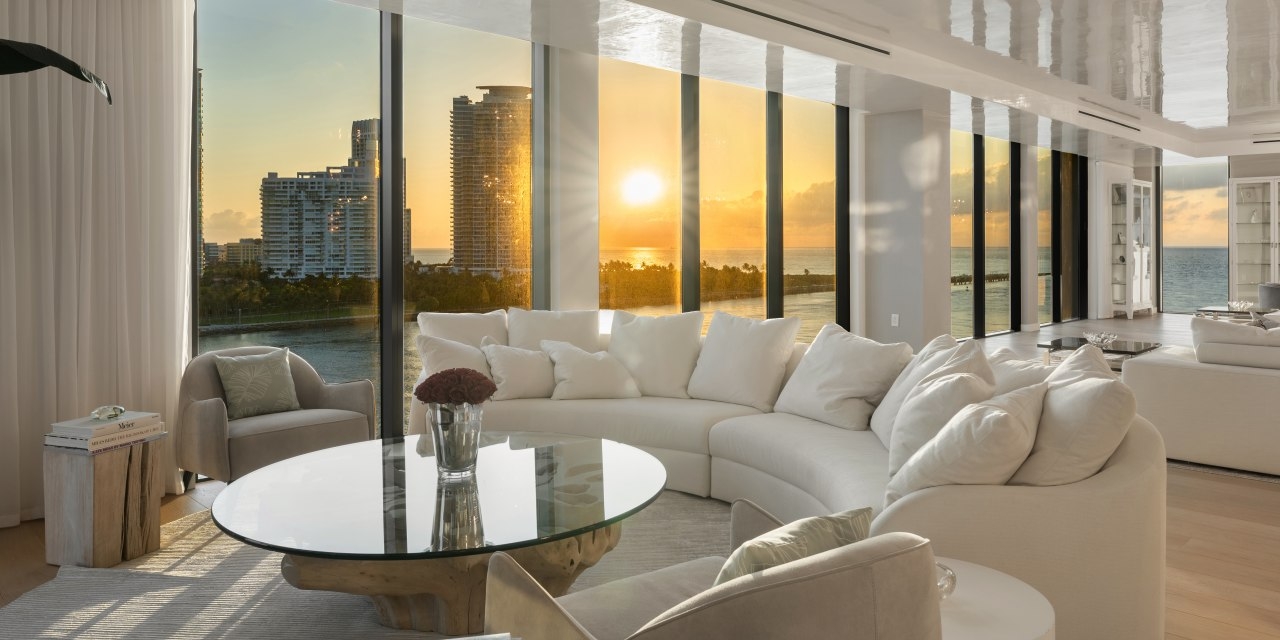 A Large Penthouse on Miami's Fisher Island Lists for $50 Million