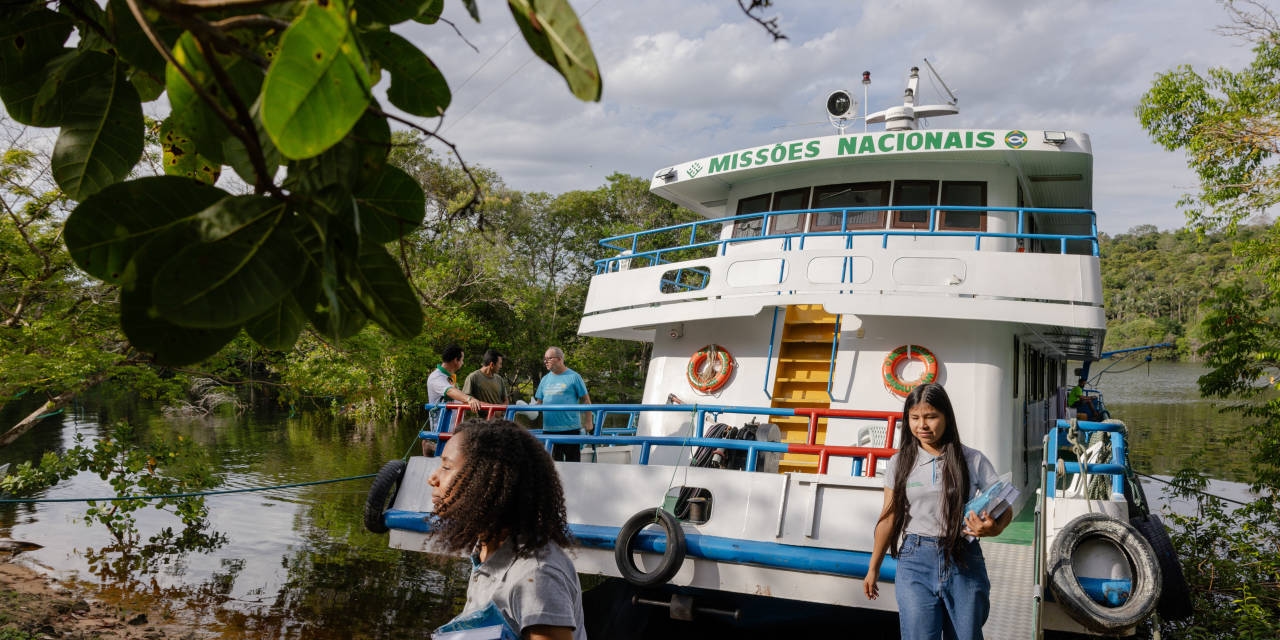 Deep in the Amazon, the Gospel Arrives by Boat