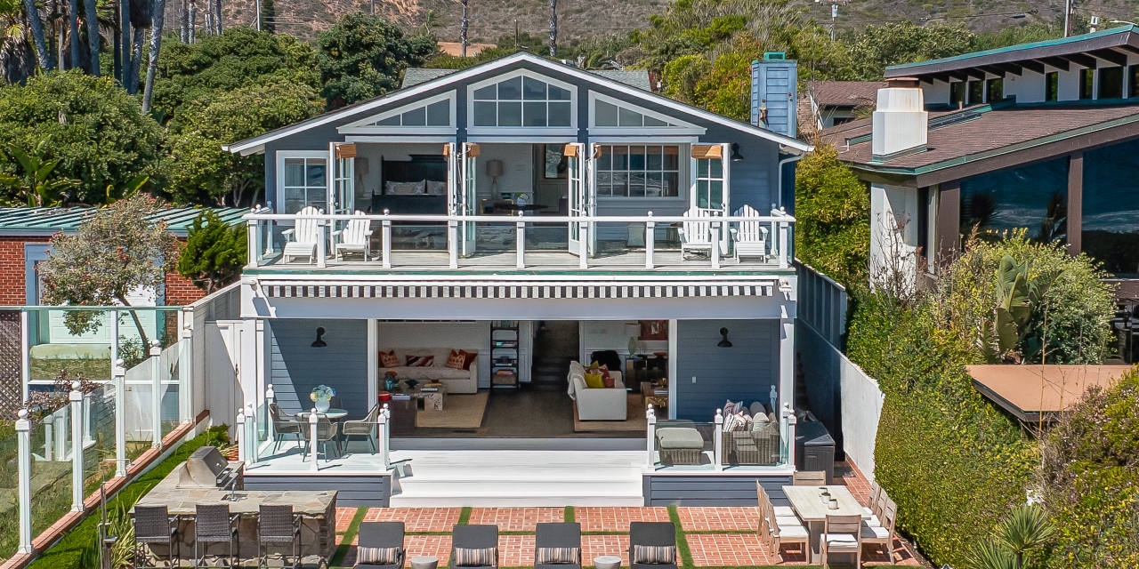 Asking $22 Million: A Cape Cod-Inspired Home on the Beach in Malibu