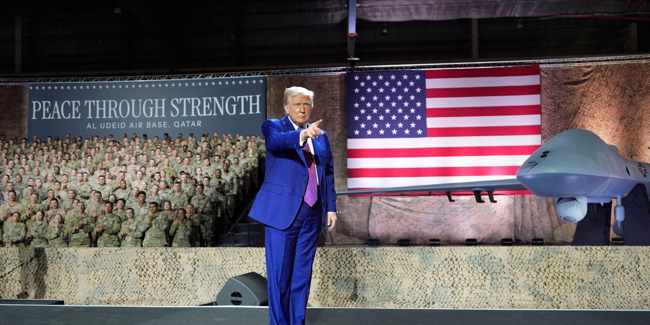 Trump Addresses Troops at U.S. Base That Undergirds Qatar Ties