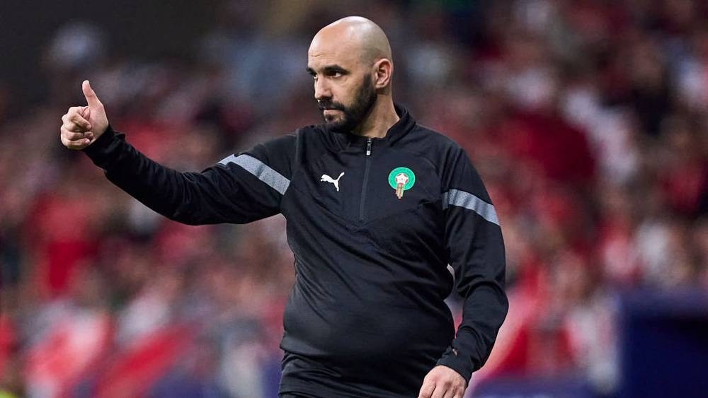 الركراكي: "لو كان أنشيلوتي أو بيب قادرين على الظفر بالكان لترجيتهم لكنني بقدر المسؤولية.. المهم أن أرى حكيمي يحمل اللقب"