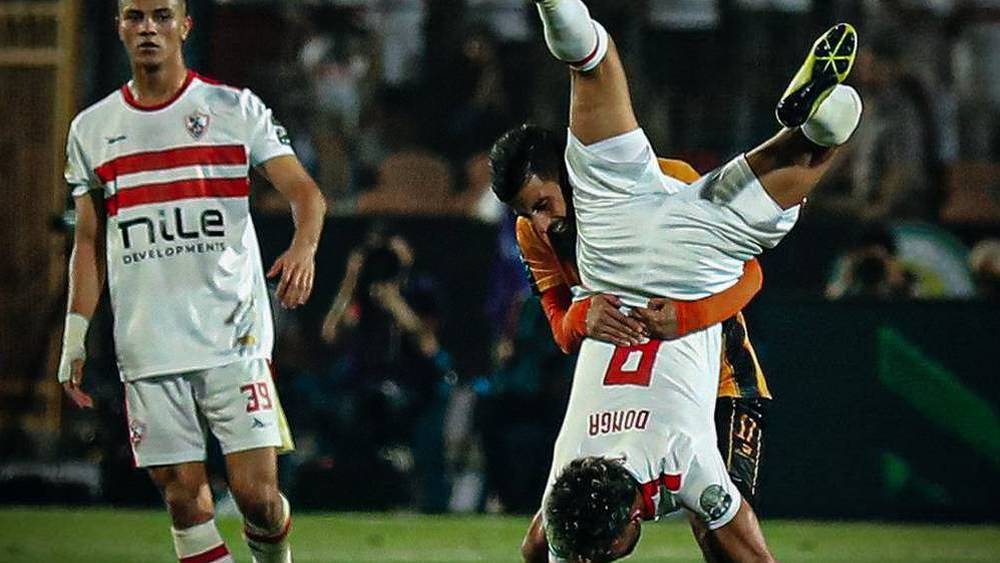 "ستعود أقوى من ذي قبل".. دونغا لاعب الزمالك يتضامن مع البحيري بعد تعرضه للإصابة