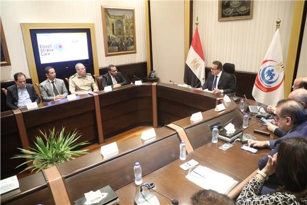 وزير الصحة يتابع مشروع الشبكة القومية لرعاية مرضى السكتة الدماغية