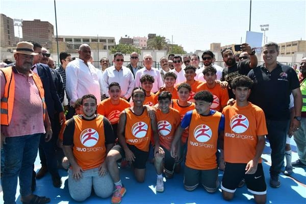 وزير الرياضة يفتتح منشآت جديدة بمركز التنمية الشبابية بالساحل