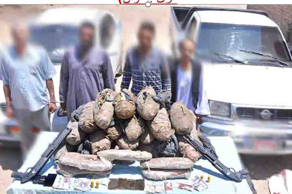 ضبط 323 قضية مخدرات و189 قطعة سلاح ناري خلال 24 ساعة