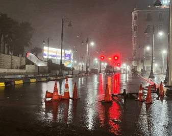 إصابة شخص وتحطم 3 سيارات.. حصيلة السيول الثلجية والعواصف الرعدية التي ضربت الإسكندرية