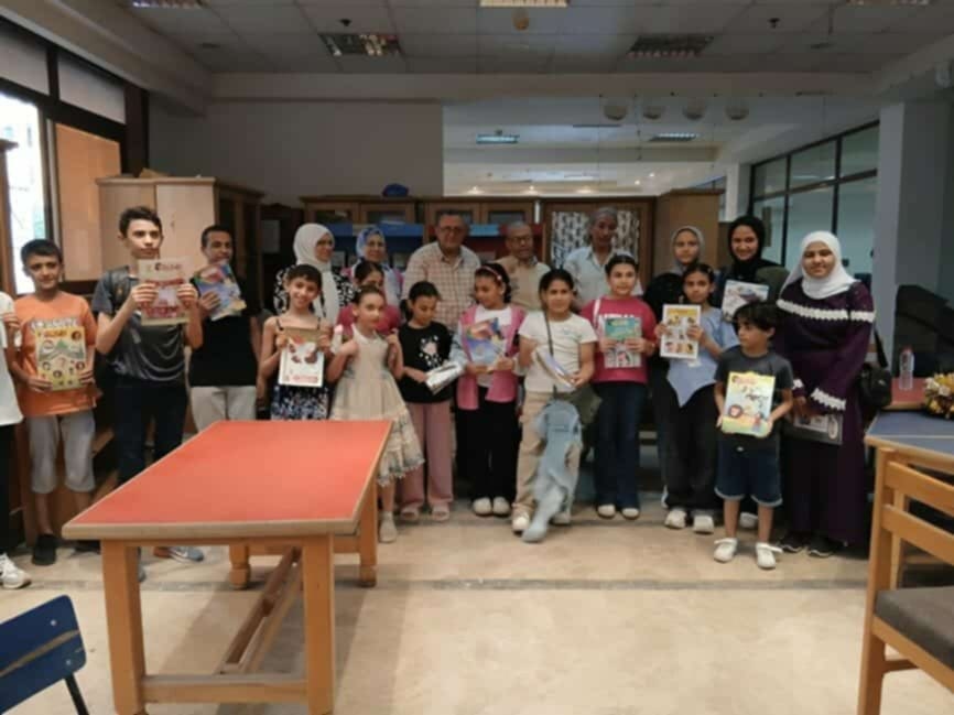 حفل توقيع سرب الكتب الطائرة لمحمود أبو عيشة بقصر ثقافة الطفل ببنها