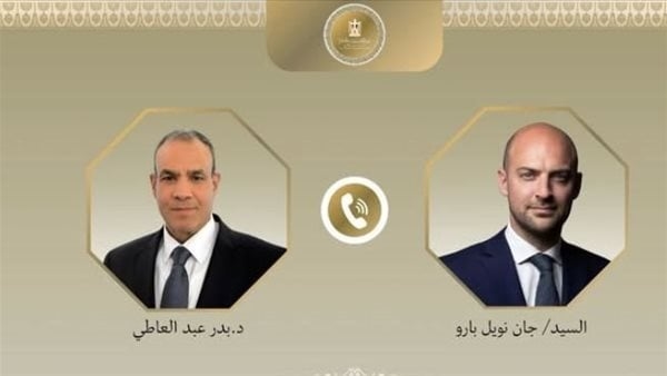 وزير الخارجية يبحث مع نظيره الفرنسي التطورات الإقليمية وسرعة التوصل لوقف إطلاق النار فى غزة