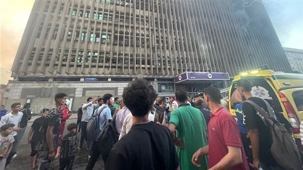 تشكيل لجنة هندسية لبيان مدى تأثر سنترال رمسيس بالحريق
