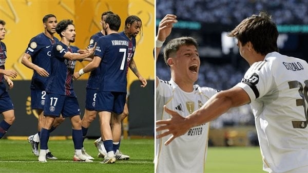التشكيل المتوقع لموقعة باريس سان جيرمان وريال مدريد في كأس العالم للأندية