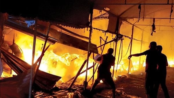ارتفاع عدد ضحايا القصف الإسرائيلي على خيمة الصحفيين في غزة ل 5 شهداء (فيديو)