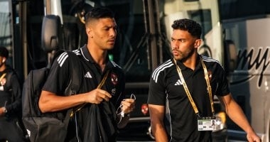 شاهد وصول لاعبى الأهلى إلى استاد ميتلايف لمواجهة بورتو البرتغالى