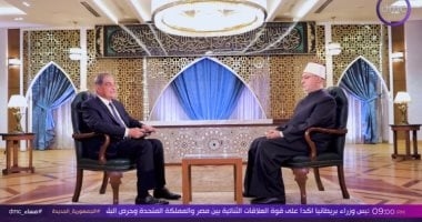 مفتى الجمهورية: الشعب المصرى متدين فى أقواله وأفعاله وسلوكه