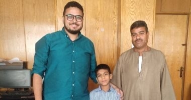 مستشفيات جامعة بنى سويف تعيد الأمل لطفل أصيب بانفجار فى العين اليمنى