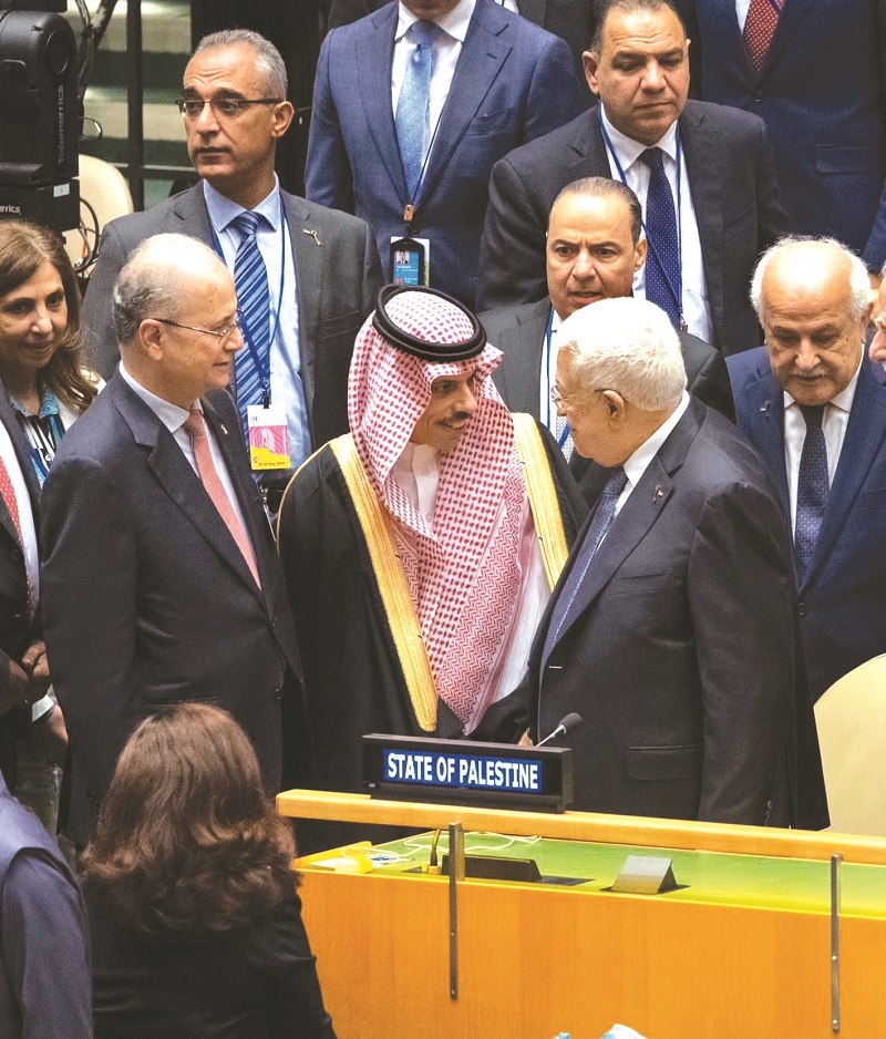 «العزيمة السعودية» من ريال فلسطين.. إلى اعتراف الدول