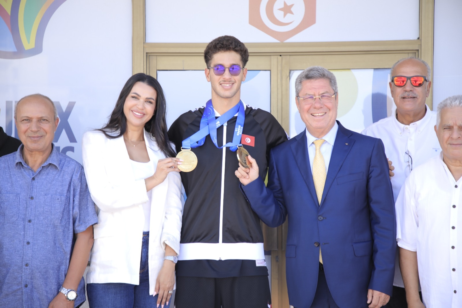 اللجنة الأولمبية التونسية تحتفي بالبطل العالمي أحمد الجوادي بعد إنجازه التاريخي في مونديال سنغافورة