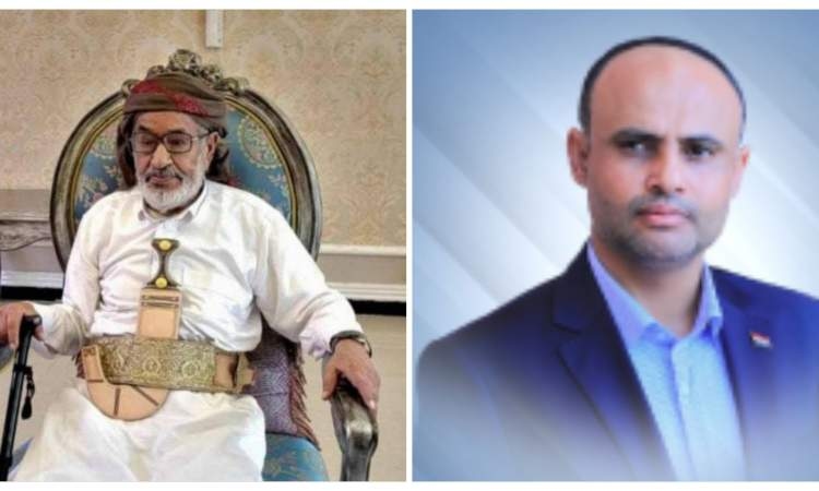 الرئيس المشاط يعزي في وفاة الشيخ محمد محمد الزايدي