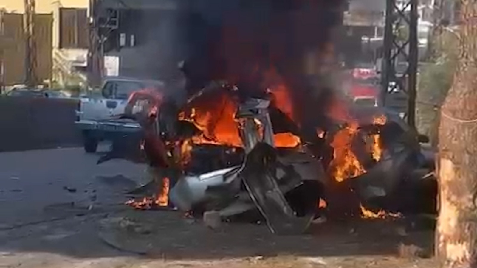 المعلومات الاولية عن استهداف سيارة في الكحالة!