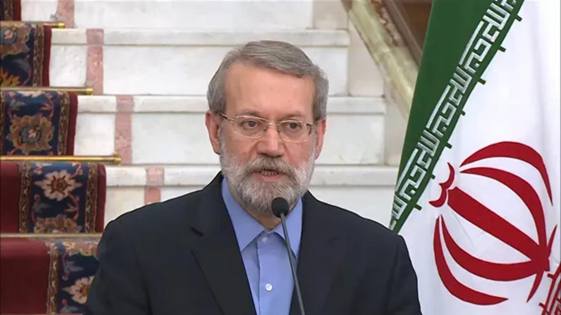 17 Aug 2025 23:27 PM لاريجاني: السلام في المنطقة لا يستقرّ من دون سلاح المقاومة لأنّه لن يكون هناك أي قوة قادرة على ردع إسرائيل