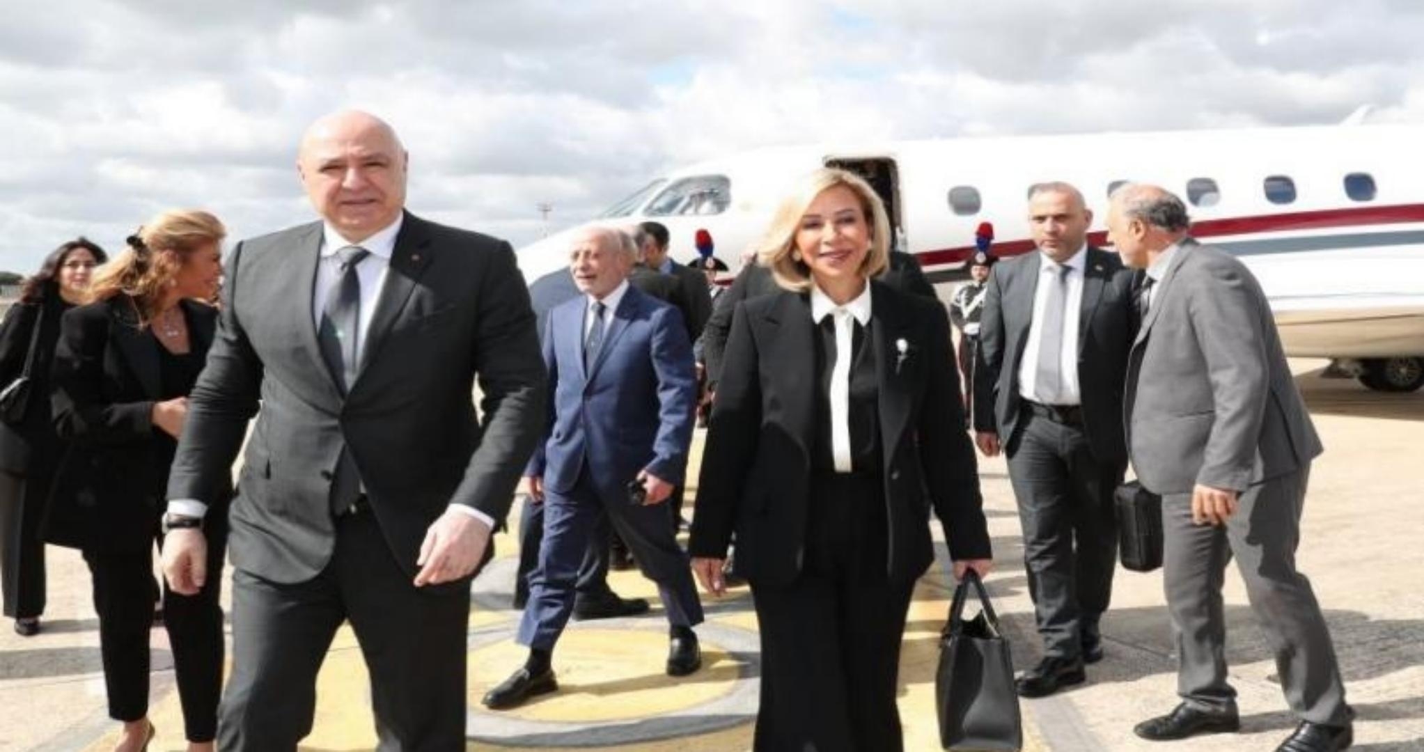 12 Jun 2025 16:11 PM Aoun arrives in Rome ahead of Vatican visit