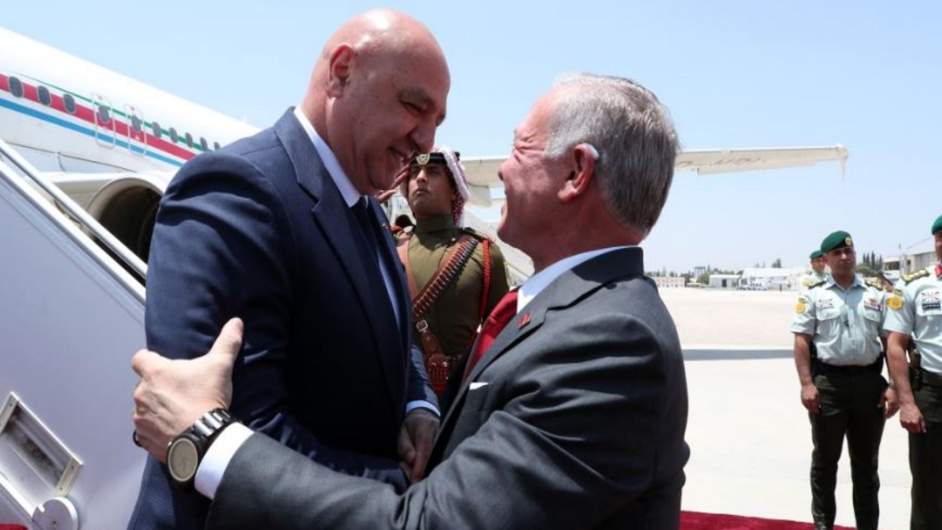 10 Jun 2025 14:26 PM King Abdullah II welcomes Aoun in Jordan