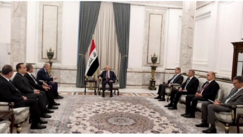 06 May 2025 16:21 PM جابر اختتم والصدّي زيارتهما للعراق... وهذا ما اتفق عليه