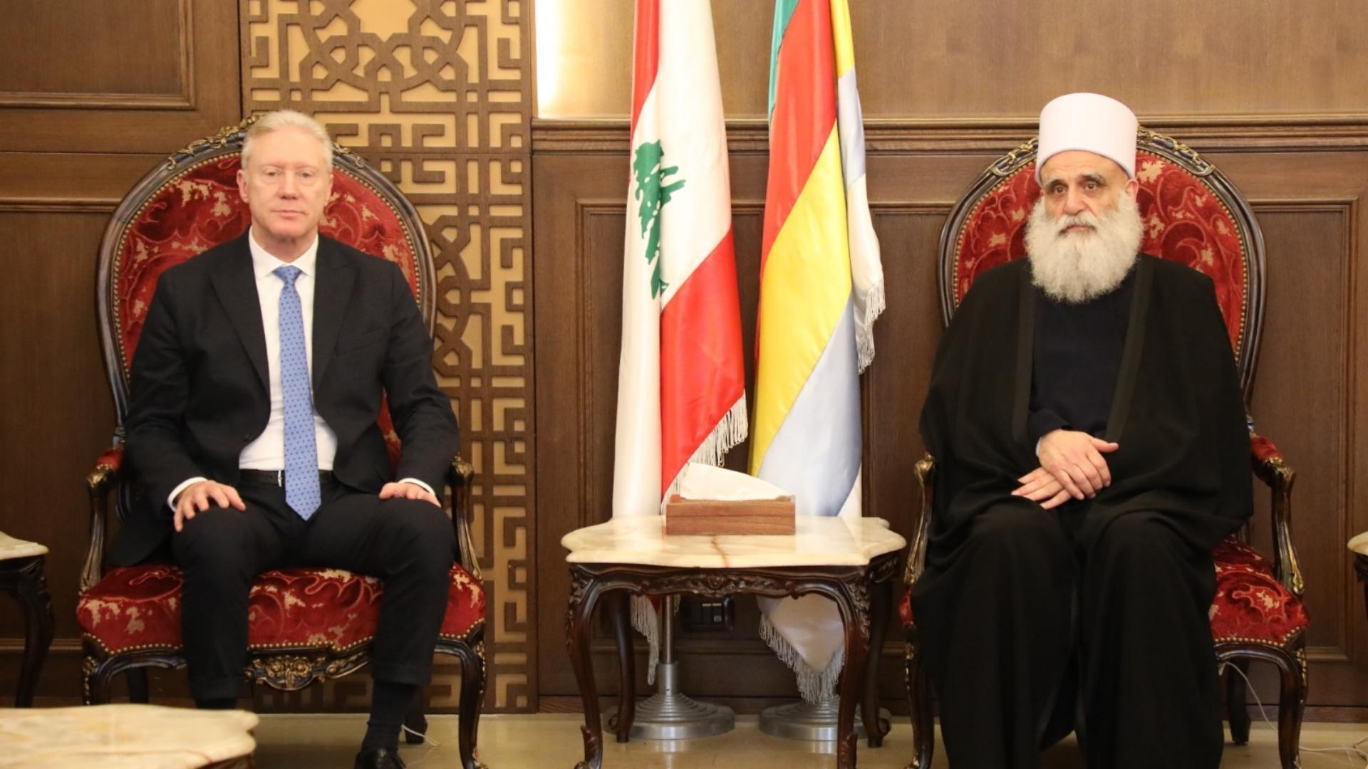 شيخ العقل التقى رجّي وحنكش... ودعوة لقيام حوار وطني جدّي