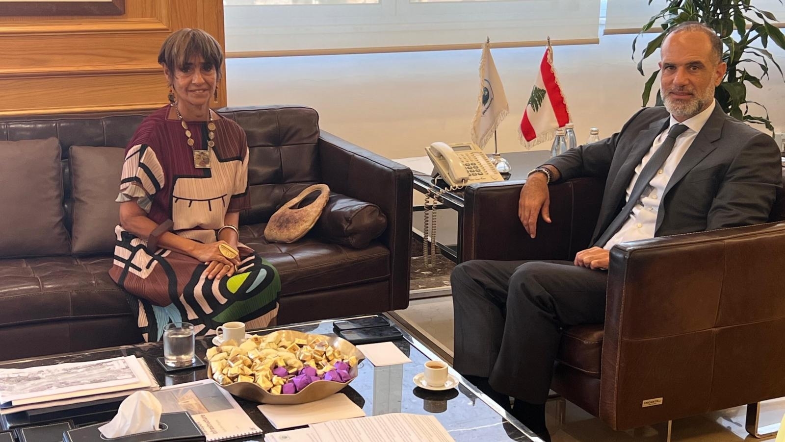 Rasamny meets Beirut Port Truckers' Union, Argentinian Ambassador