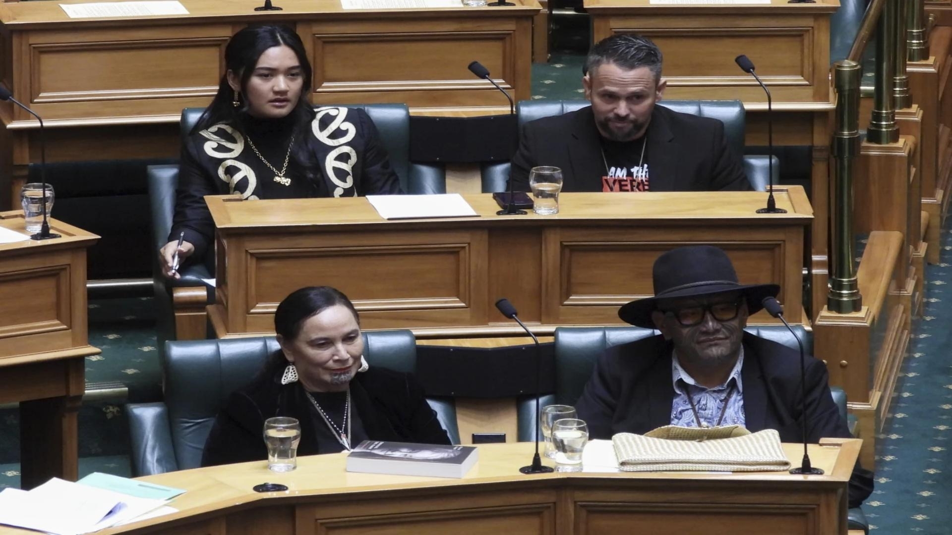 New Zealand Parliament suspends 3 lawmakers who performed Māori haka in protest