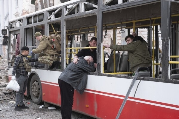 Several killed after Russia strikes civilian bus in Ukraine