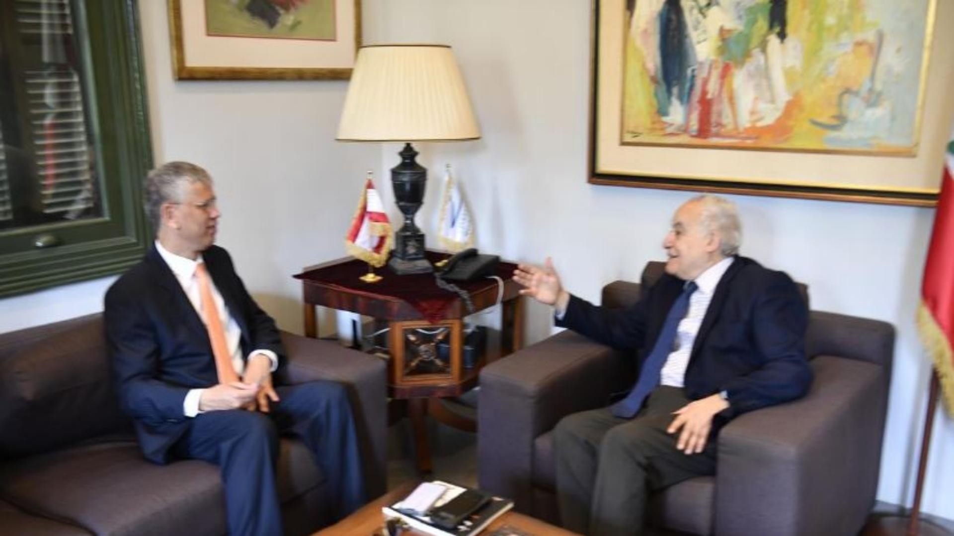 Salameh meets Pakistani Ambassador, Swiss Ambassador