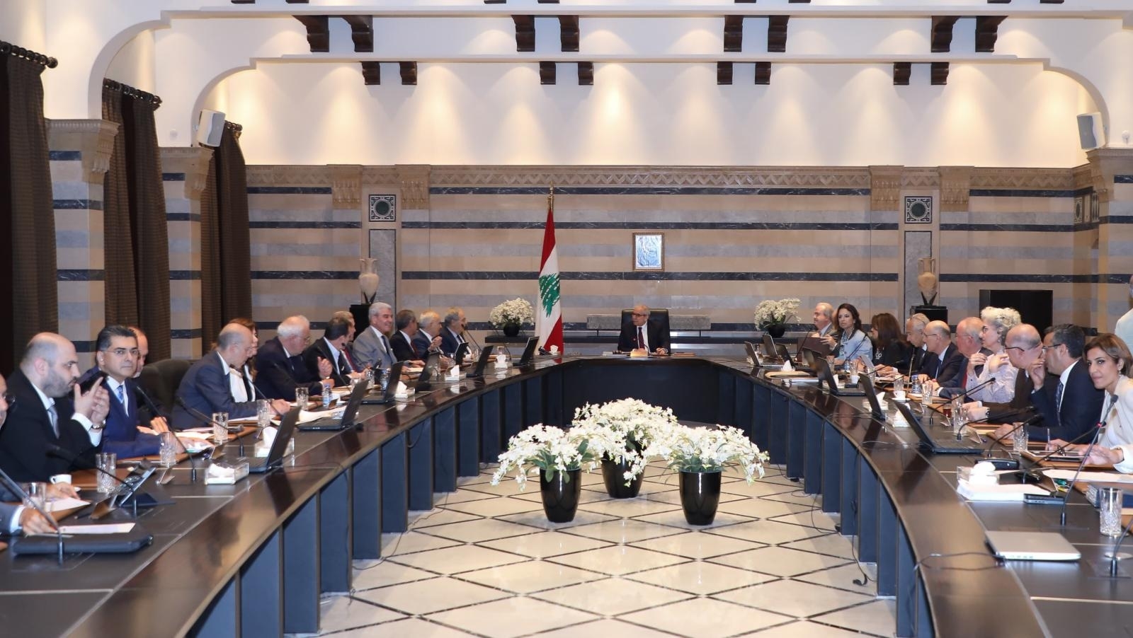 27 Jun 2025 16:58 PM PM Nawaf Salam chairs Cabinet session at Grand Serail