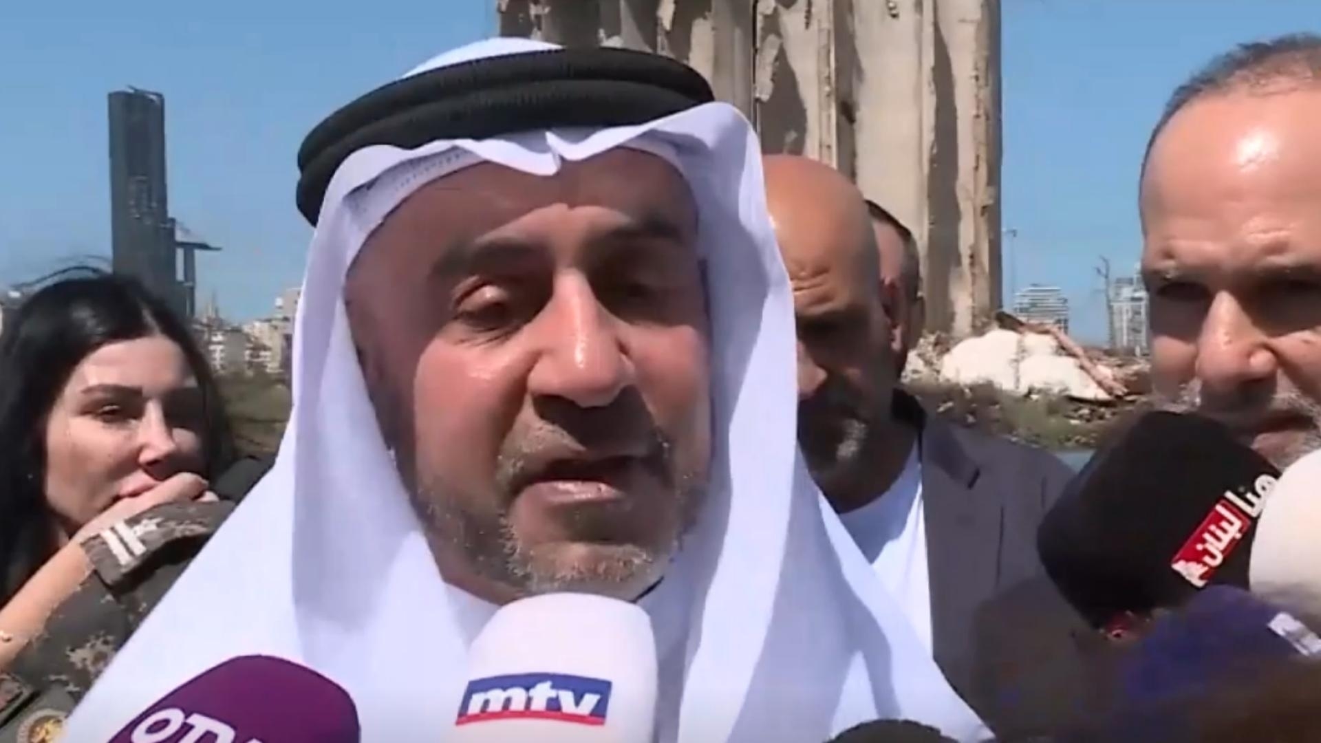 Watch: Emirati Delegation Visits Port, Declares Support for Lebanon