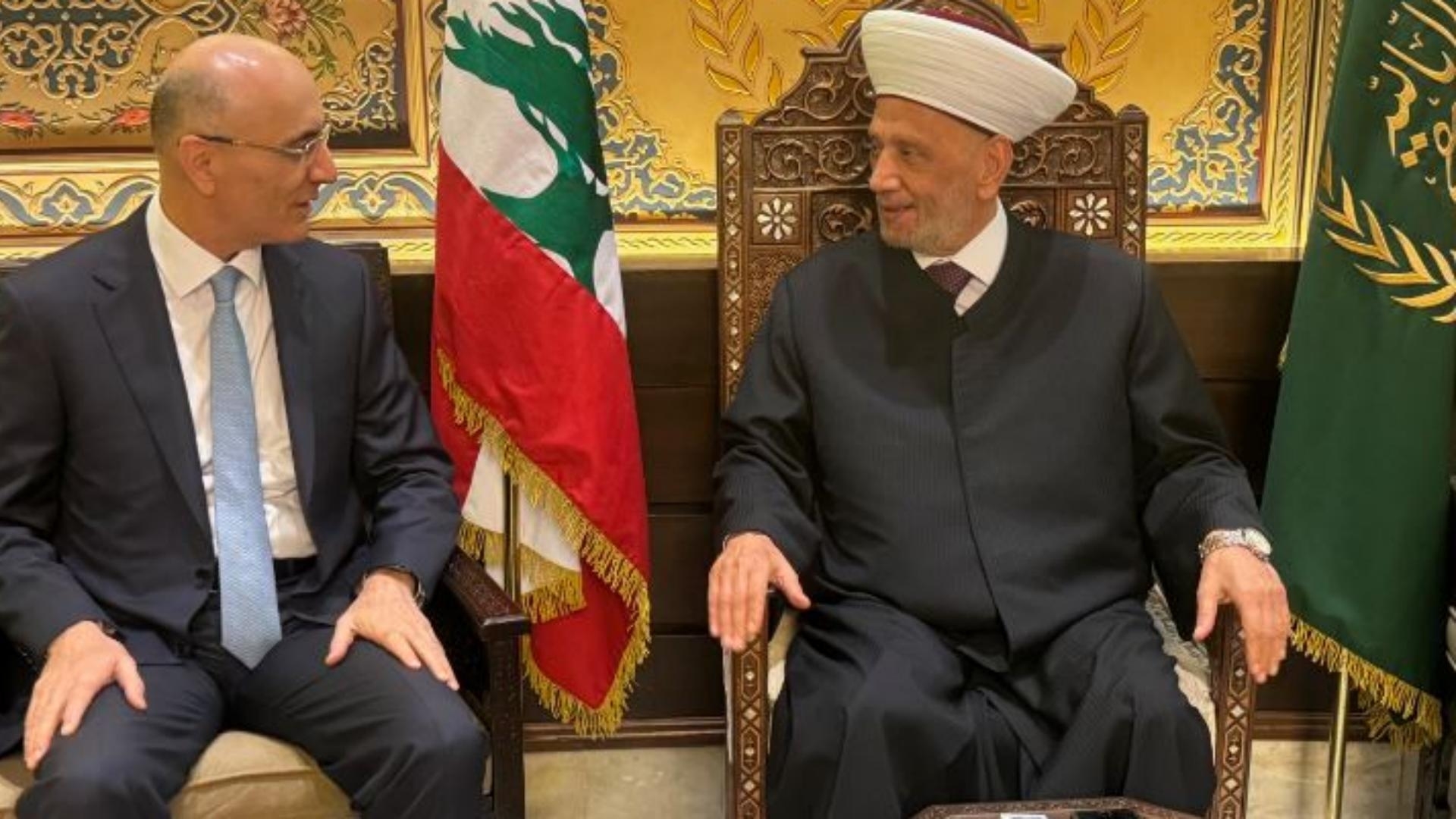 المفتي دريان اطلع من الحجار على نتائج الإنتخابات
