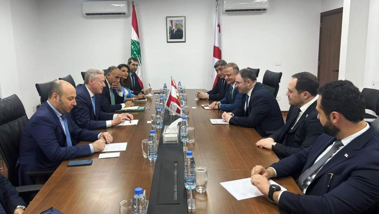 Rajji meets Georgian Parliamentary delegation, urges support for Lebanon's sovereignty