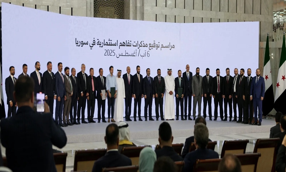 سوريا توقّع اتفاقات استثمارية بمليارات الدولارات