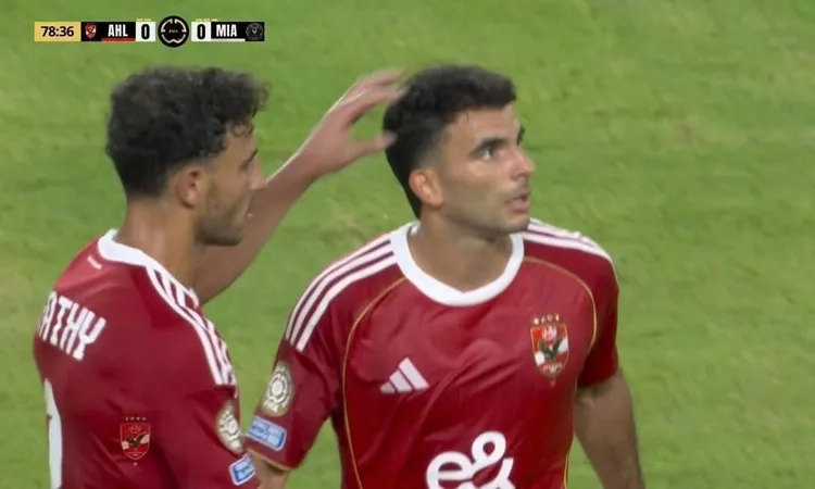 زيزو يقترب من المشاركة أساسيا في مباراة الأهلي وبالميراس البرازيلي
