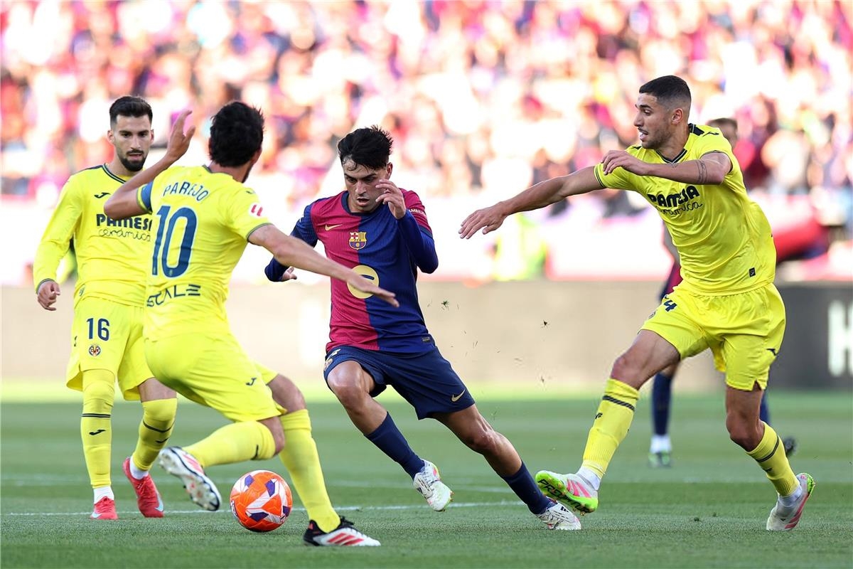 برشلونة يخسر أمام فياريال في ليلة الاحتفال بلقب الدوري الإسباني