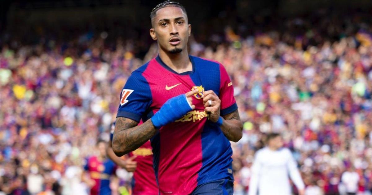 خلاف بين برشلونة ورافينها في مفاوضات تمديد العقد