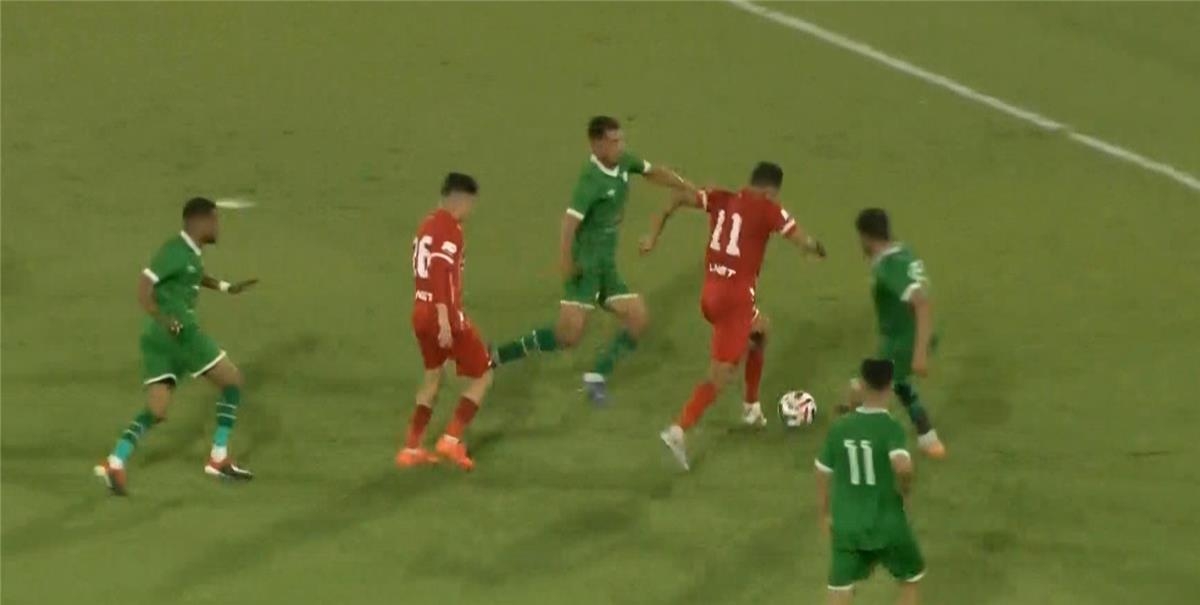 كهربا يسجل هدف الاتحاد الثاني أمام الاتحاد المصراتي في الدوري الليبي