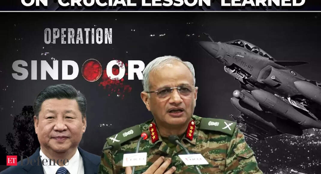 'China providing live updates…': Lt Gen Rahul Singh distills ‘crucial lesson' learned from Operation Sindoor